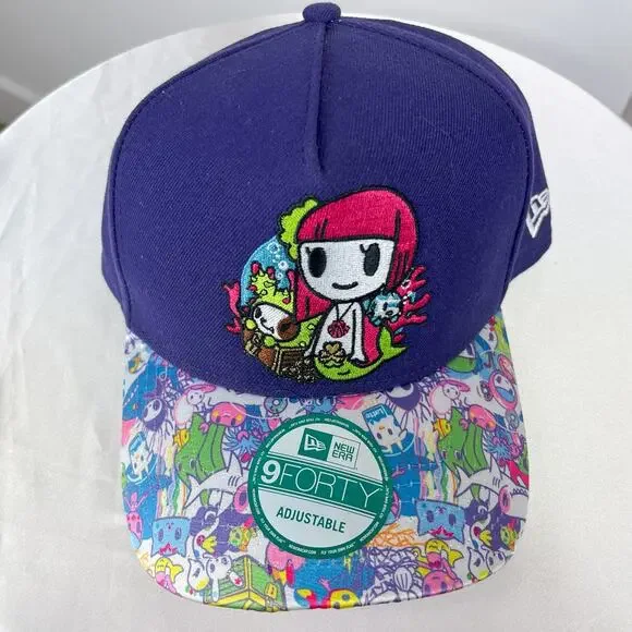 Tokidoki x New Era Paruko Corallina Mermaid Hat Cap Women display picture 1